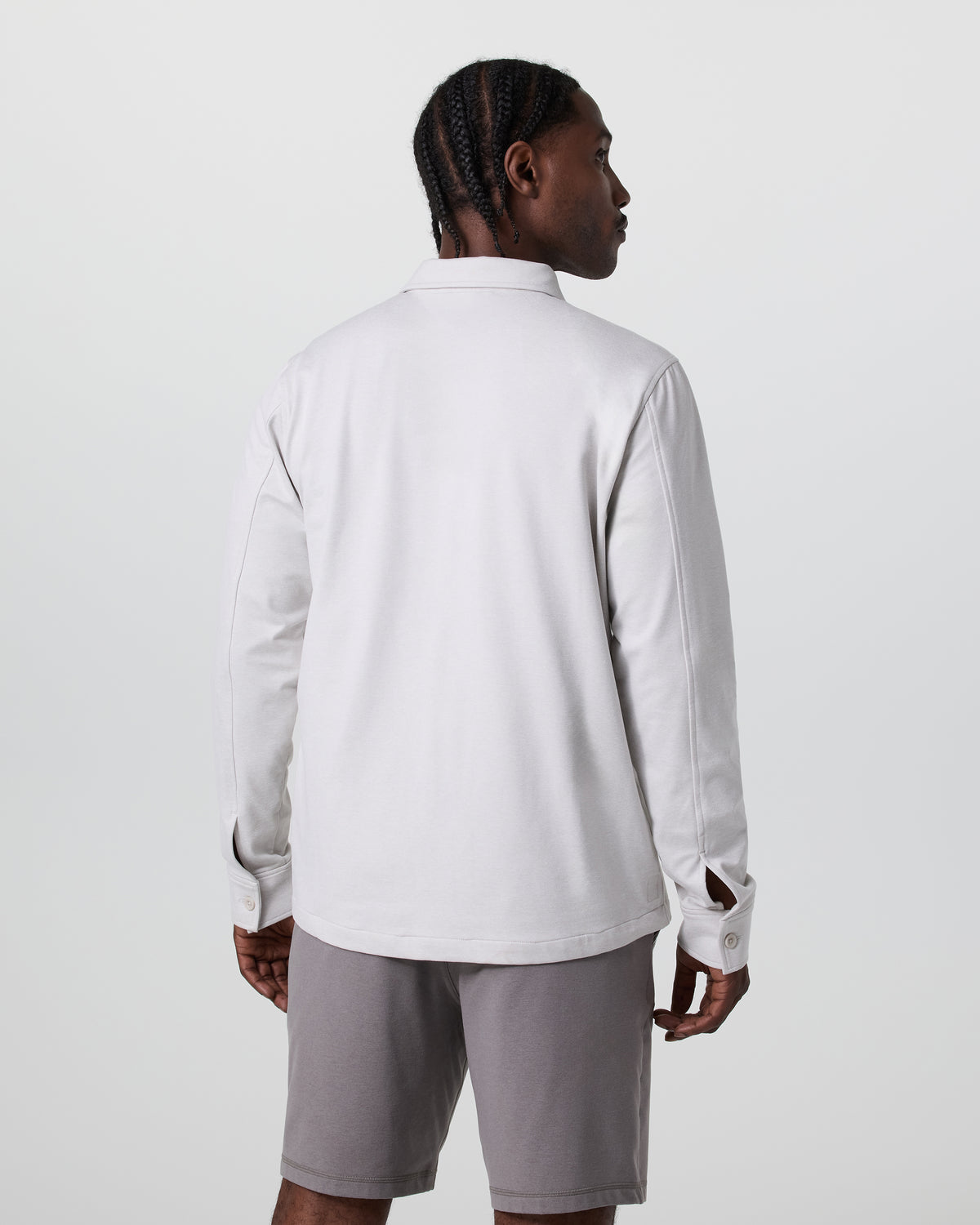 Coronado Shirt Jacket Salt Heather | Vuori shop