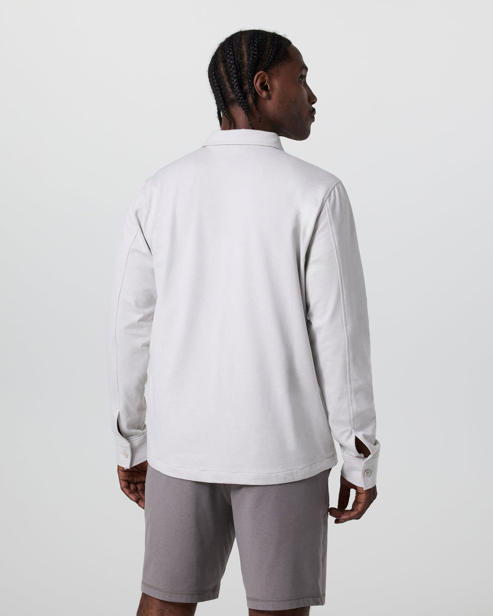 Coronado Shirt Jacket Salt Heather | Vuori shop