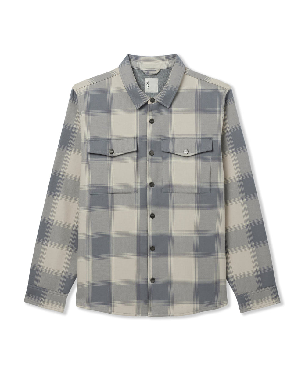 Range Shirt Jacket 2.0 Men's Mushroom Plaid Jacket | Vuori onsale