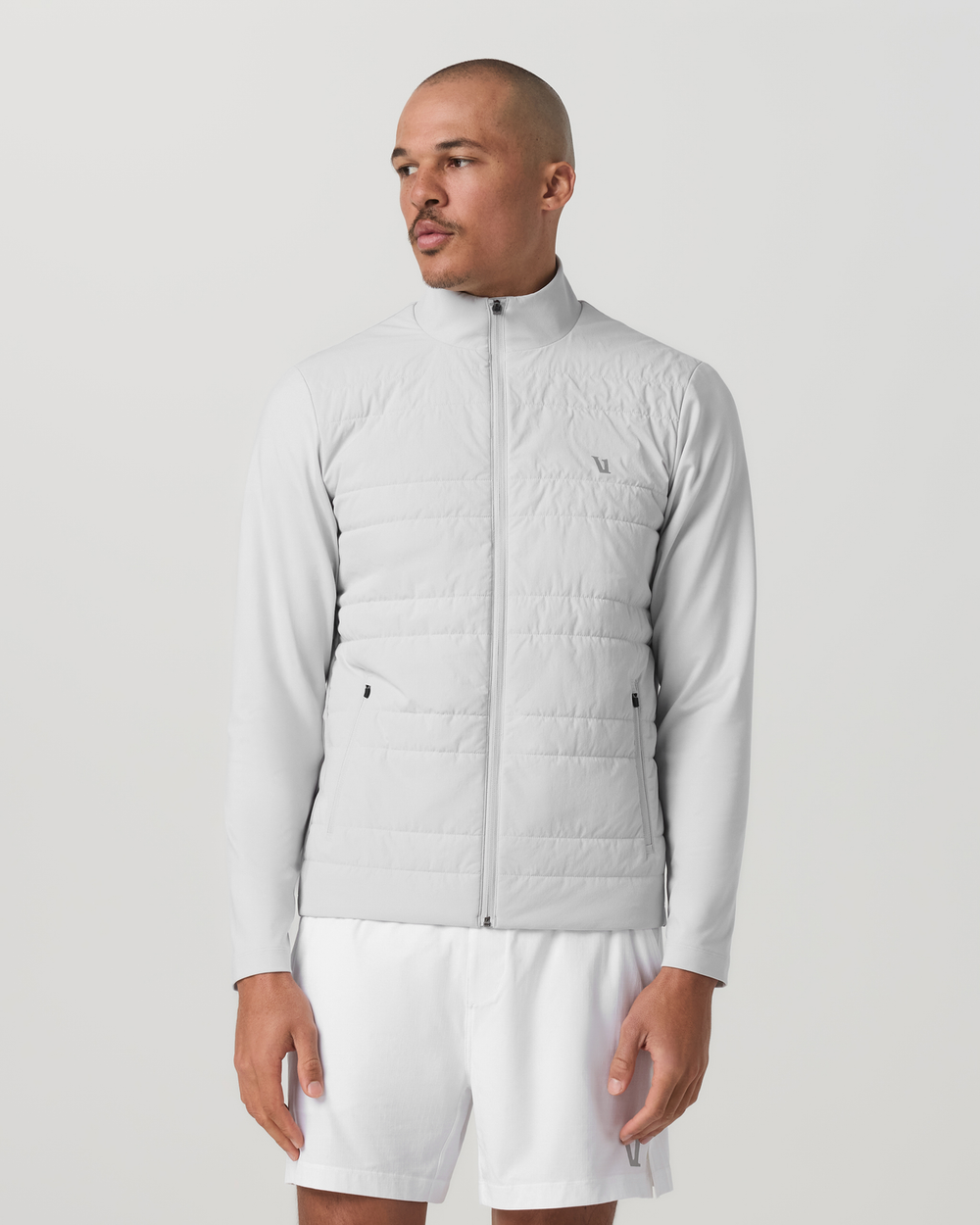 Sunday Insulated Hybrid Jacket Men's Frost Grey Jacket | Vuori discount