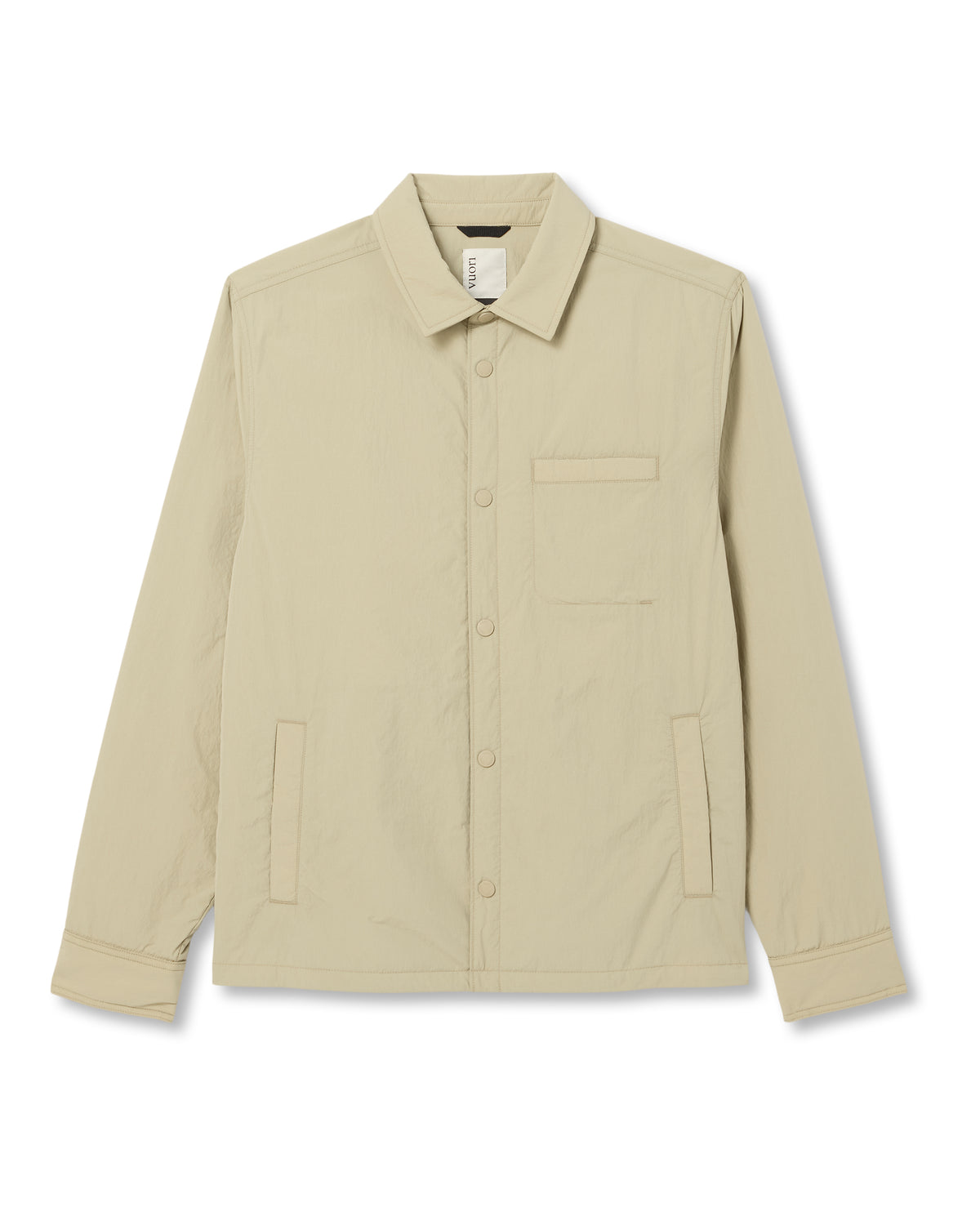Nomad Insulated Shirt Jacket Men's Celery Seed Jacket | Vuori shop
