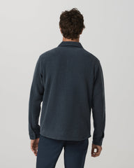 Beach Fleece Shirt Jacket Men's Ink Heather Jacket | Vuori onsale