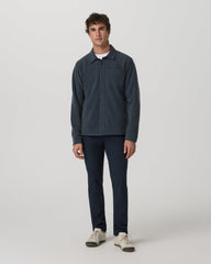 Beach Fleece Shirt Jacket Men's Ink Heather Jacket | Vuori onsale