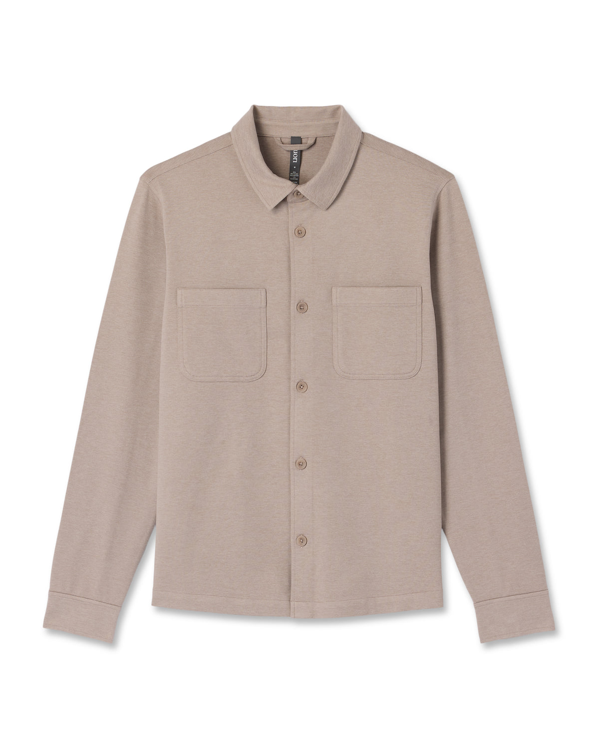 Coronado Shirt Jacket Men's Pumice Heather Shirt Jacket | Vuori for sale