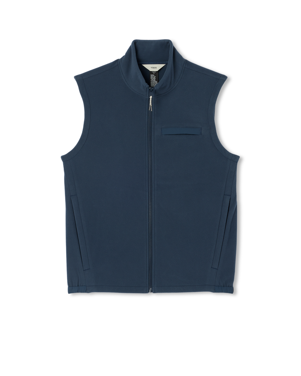 Aspen Vest Men's Ocean Blue Zip-Up Fleece Vest | Vuori discount