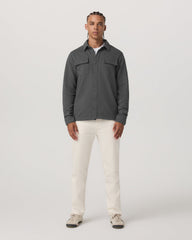 Waffle Shirt Jacket Men's Versatile Dark Pewter Jacket | Vuori outlet