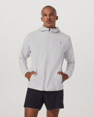 Outdoor Trainer Shell Men's Full-Zip Grey Mist Jacket | Vuori sale