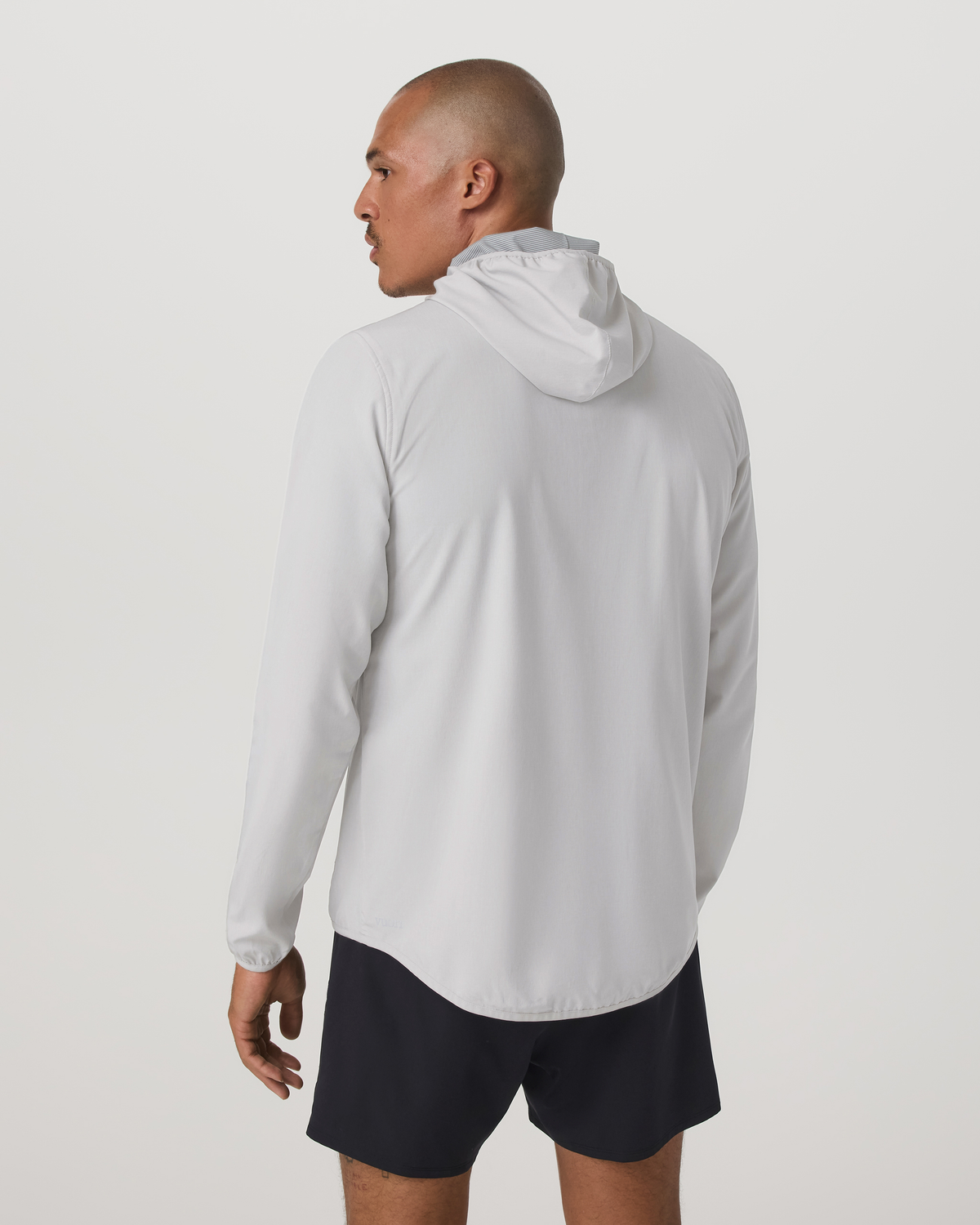 Outdoor Trainer Shell Men's Full-Zip Grey Mist Jacket | Vuori sale