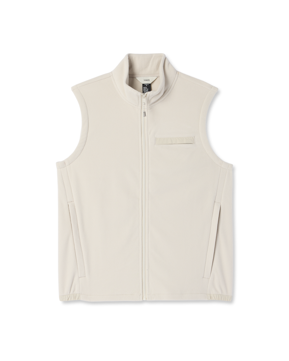 Aspen Vest Men's Mushroom Zip-Up Fleece Vest | Vuori shop