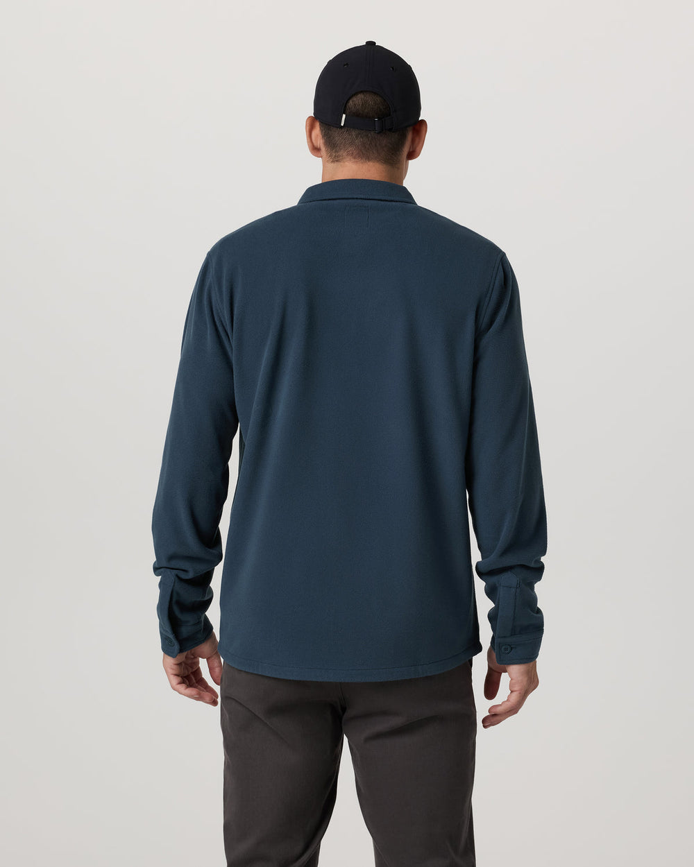 Aspen Shirt Jacket Men's Ocean Blue Fleece Shirt Jacket | Vuori online