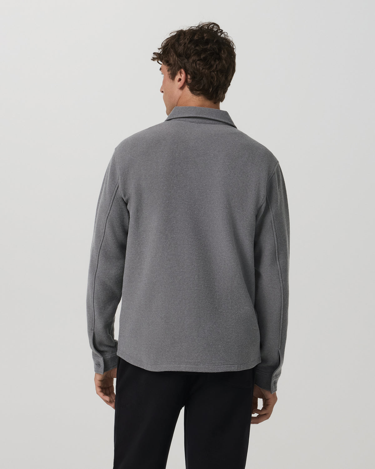 Beach Fleece Shirt Jacket Men's Pinecone Heather Jacket | Vuori outlet
