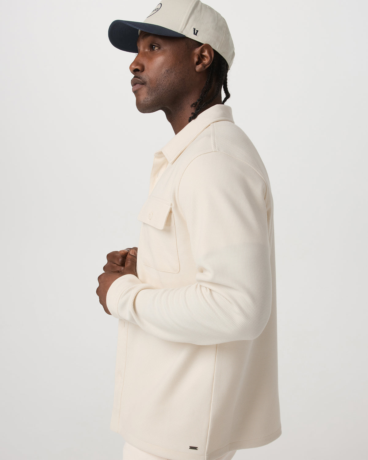 Waffle Shirt Jacket Versatile Men's Natural Shirt Jacket | Vuori sale