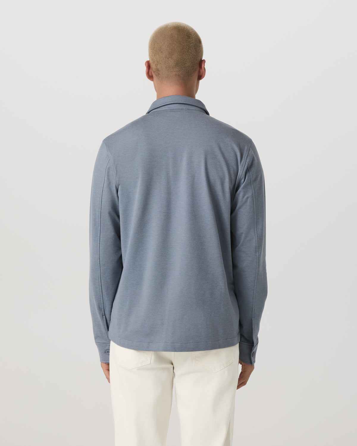 Coronado Shirt Jacket Men's Slate Blue Heather Jacket | Vuori onsale