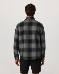 Range Shirt Jacket 2.0 Men's Dark Pewter Plaid Jacket | Vuori online