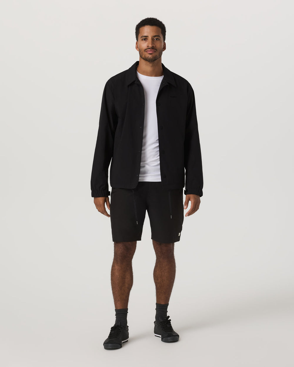 V1 Coach Jacket Men's Black Vintage Style Jacket | Vuori discount