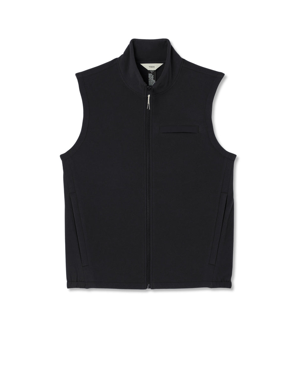 Aspen Vest Men's Black Zip-Up Fleece Vest | Vuori for sale