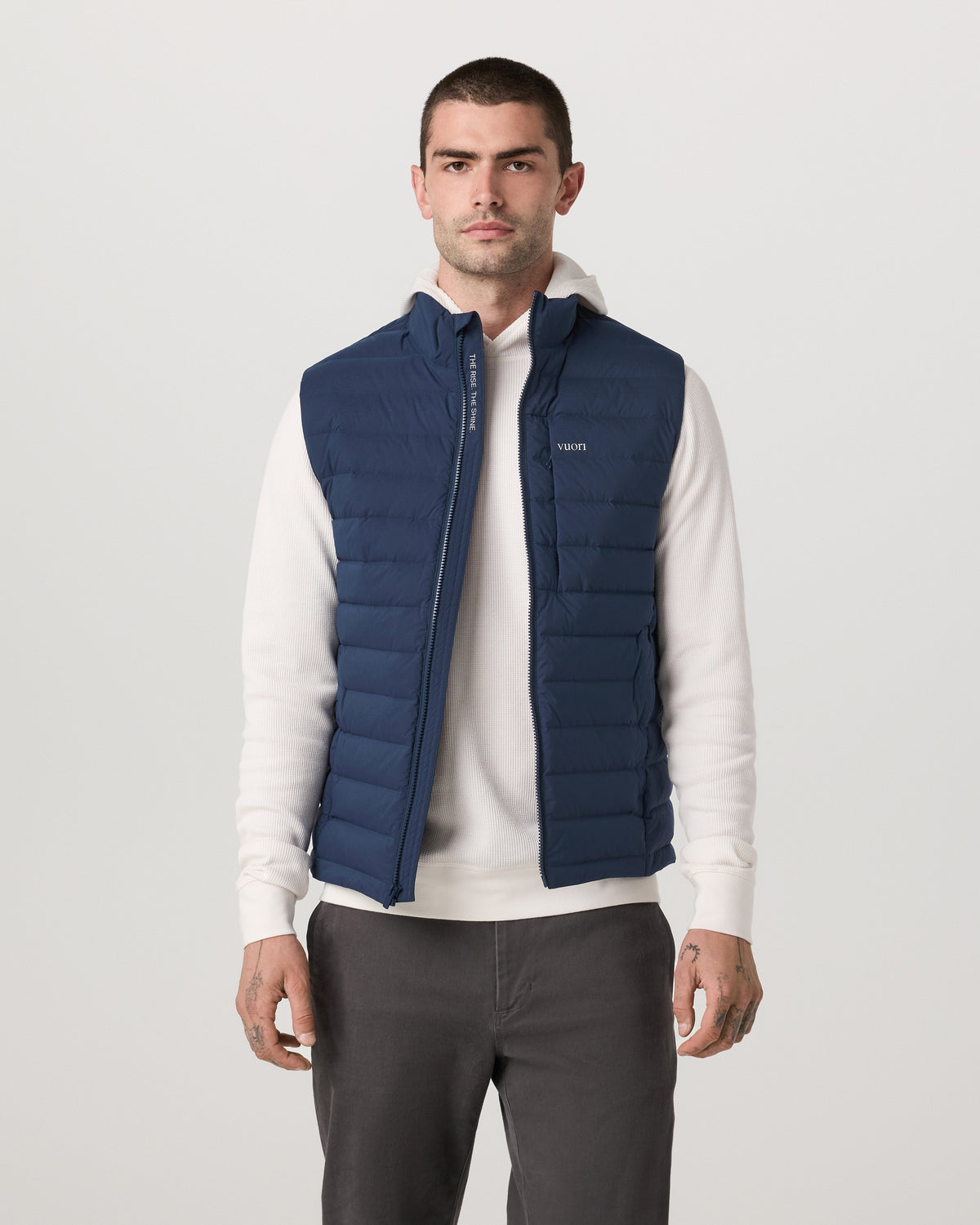 Steadfast Insulated Vest Men's Blue Coast Vest | Vuori online