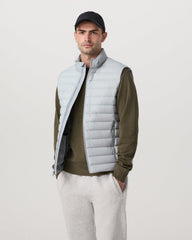 Steadfast Insulated Vest Men's Sea Fog Vest | Vuori outlet