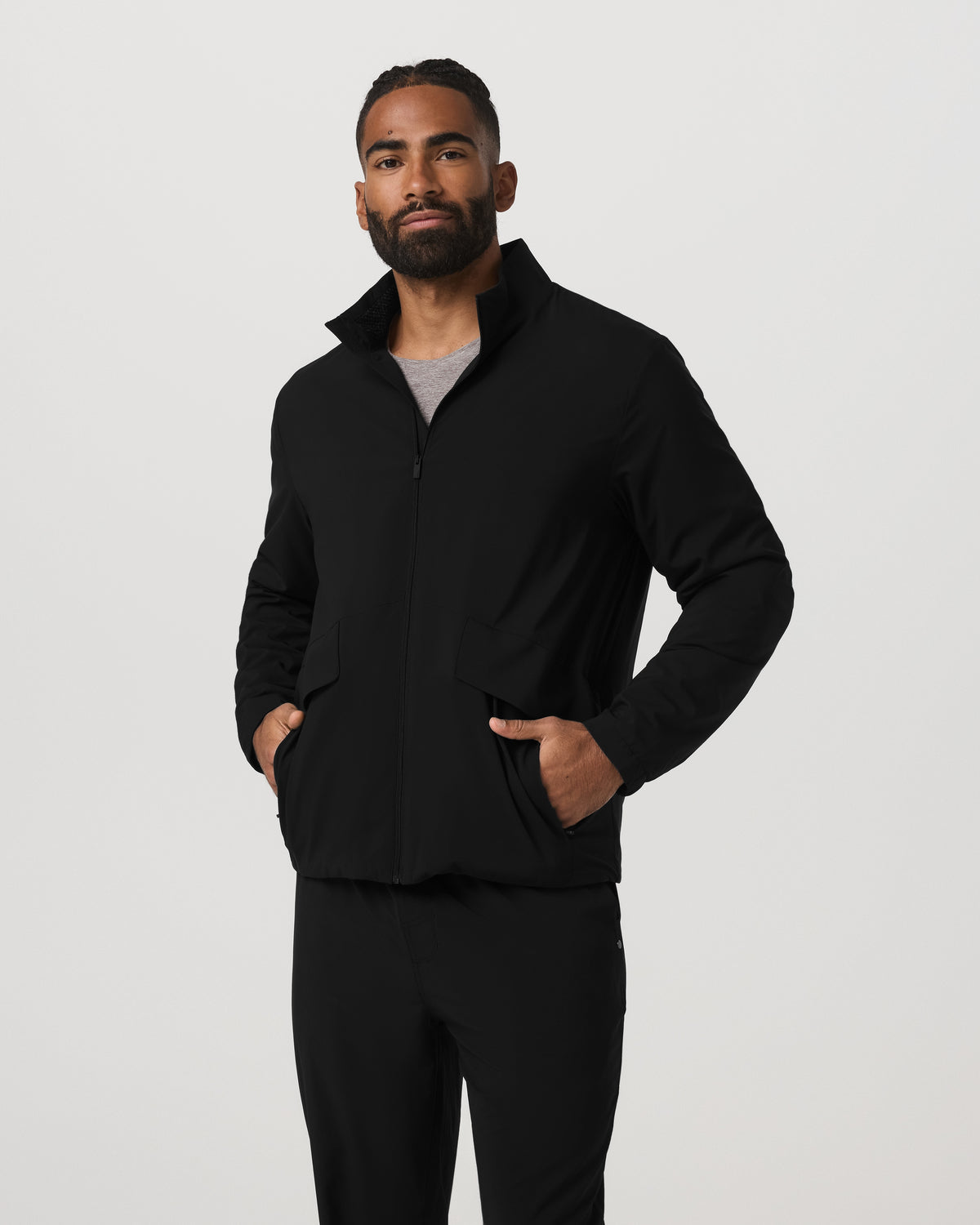 Octa Wind Shell Multi-Purpose Men's Black Jacket | Vuori shop