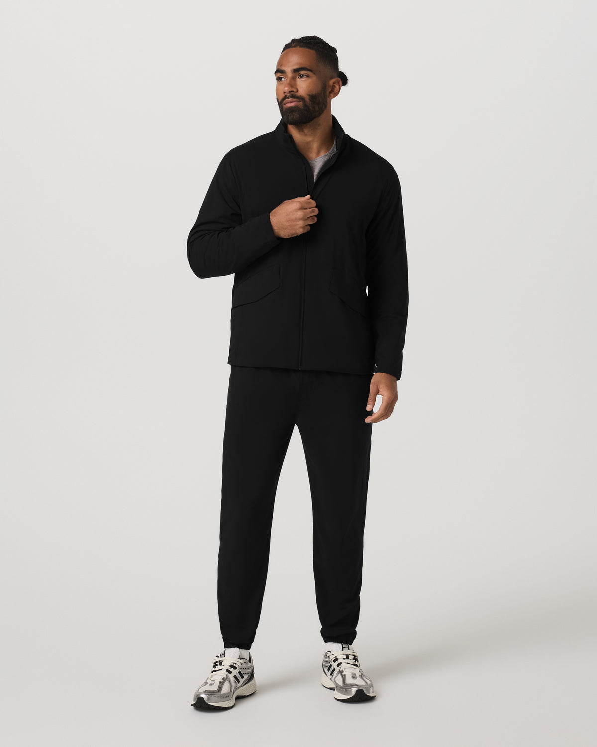 Octa Wind Shell Multi-Purpose Men's Black Jacket | Vuori shop