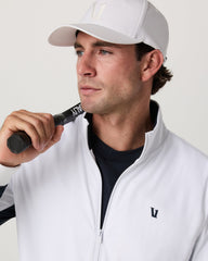 Fleet Jacket Men's White Color Block Jacket | Vuori sale