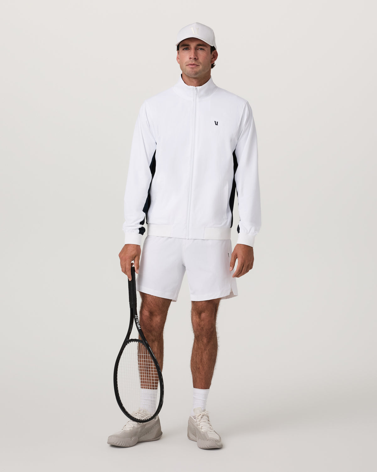 Fleet Jacket Men's White Color Block Jacket | Vuori sale