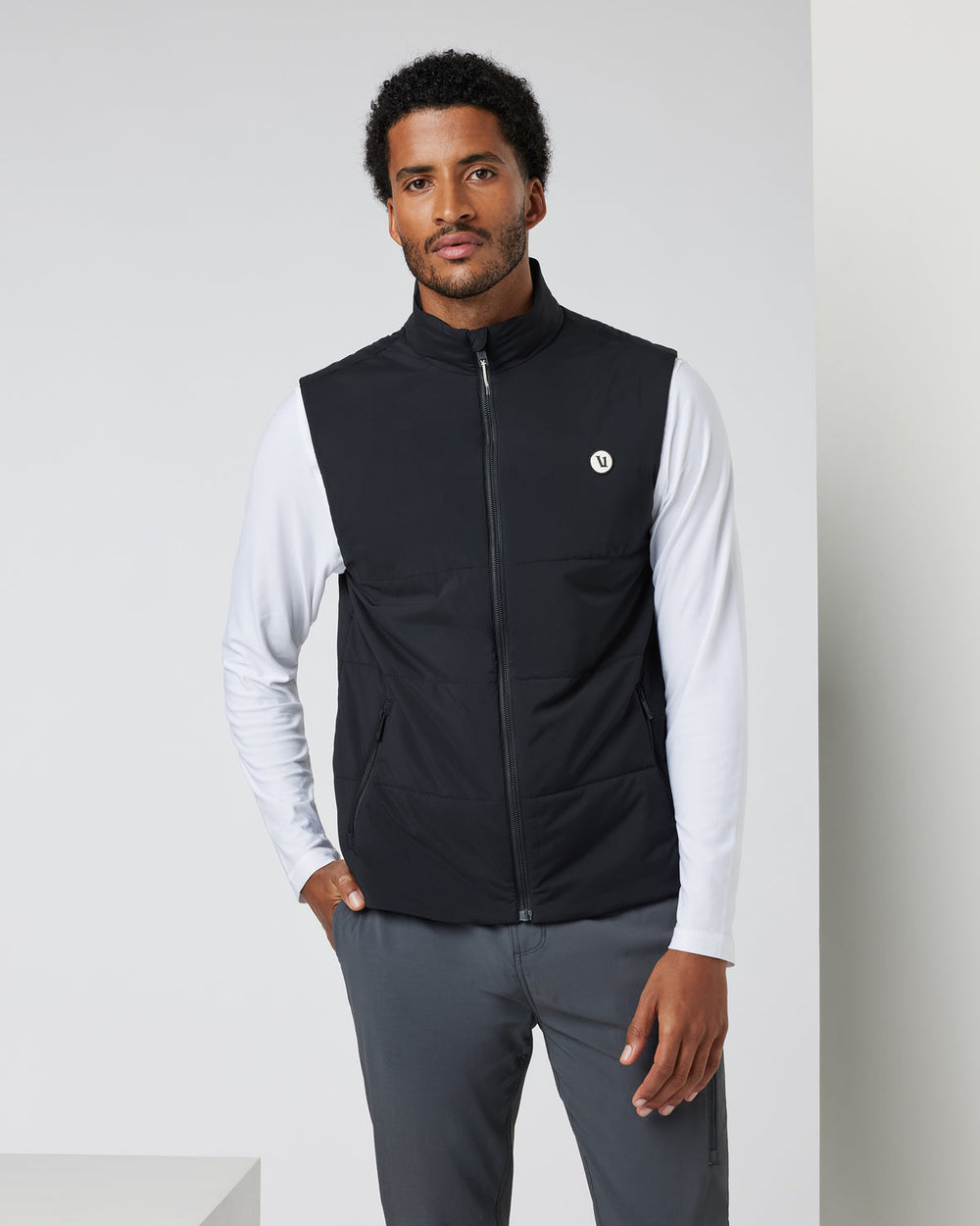 Echo Insulated Vest 2.0 Men's Black Vest | Vuori onsale