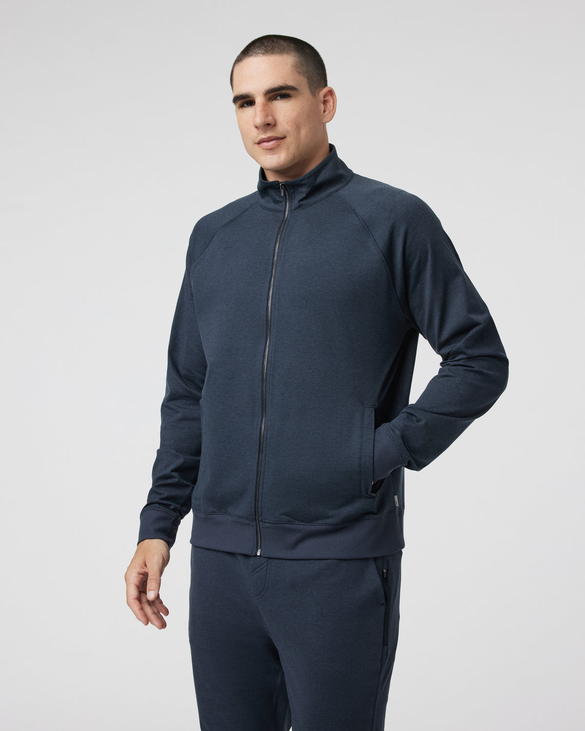 Coronado Novelty Full Zip Men's Midnight Jacket | Vuori discount