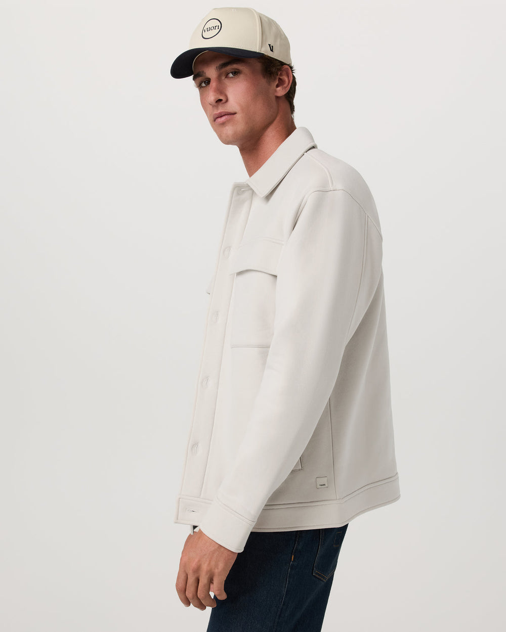 Seaside Shirt Jacket Men's Salt Lifestyle Jacket | Vuori shop