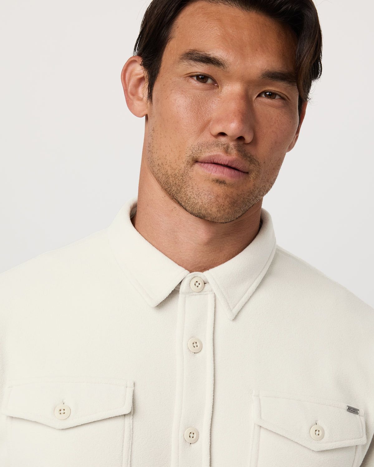 Aspen Shirt Jacket Men's Mushroom Fleece Shirt Jacket | Vuori sale