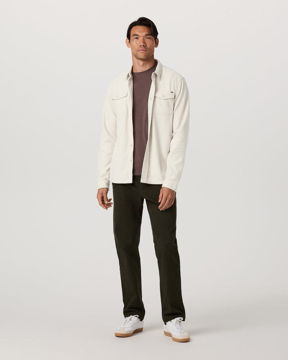 Aspen Shirt Jacket Men's Mushroom Fleece Shirt Jacket | Vuori sale
