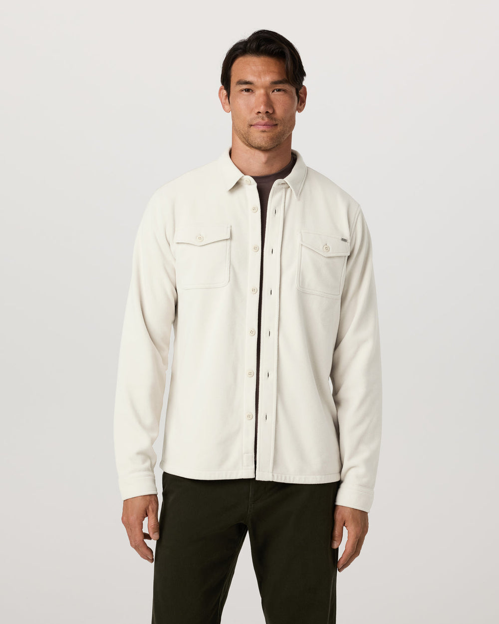 Aspen Shirt Jacket Men's Mushroom Fleece Shirt Jacket | Vuori sale