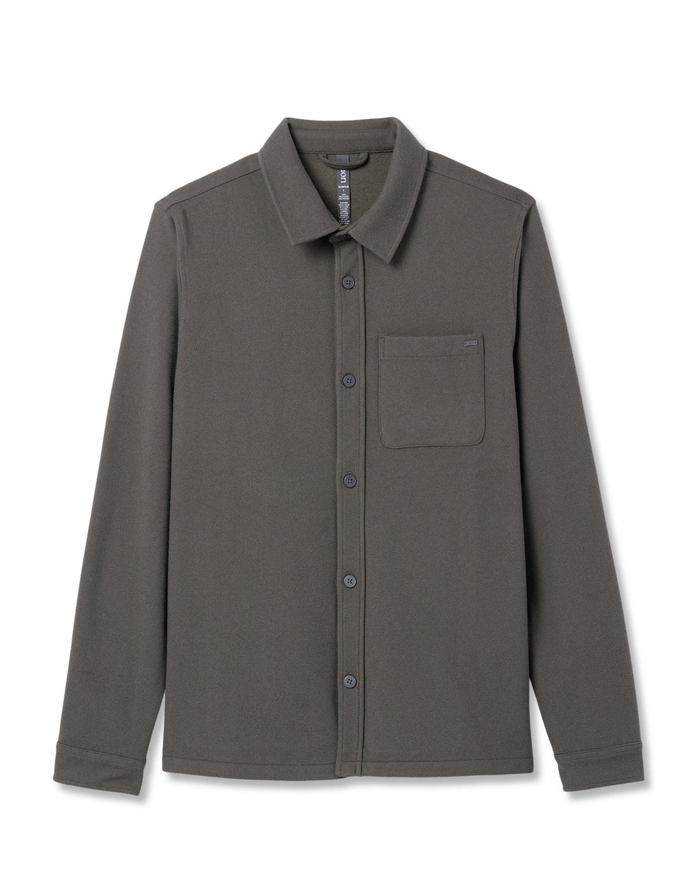 Beldon Shirt Jacket Knit Twill Oregano | Vuori online