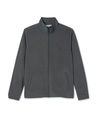 Aspen Full Zip Jacket Dark Pewter Fleece Jacket | Vuori outlet