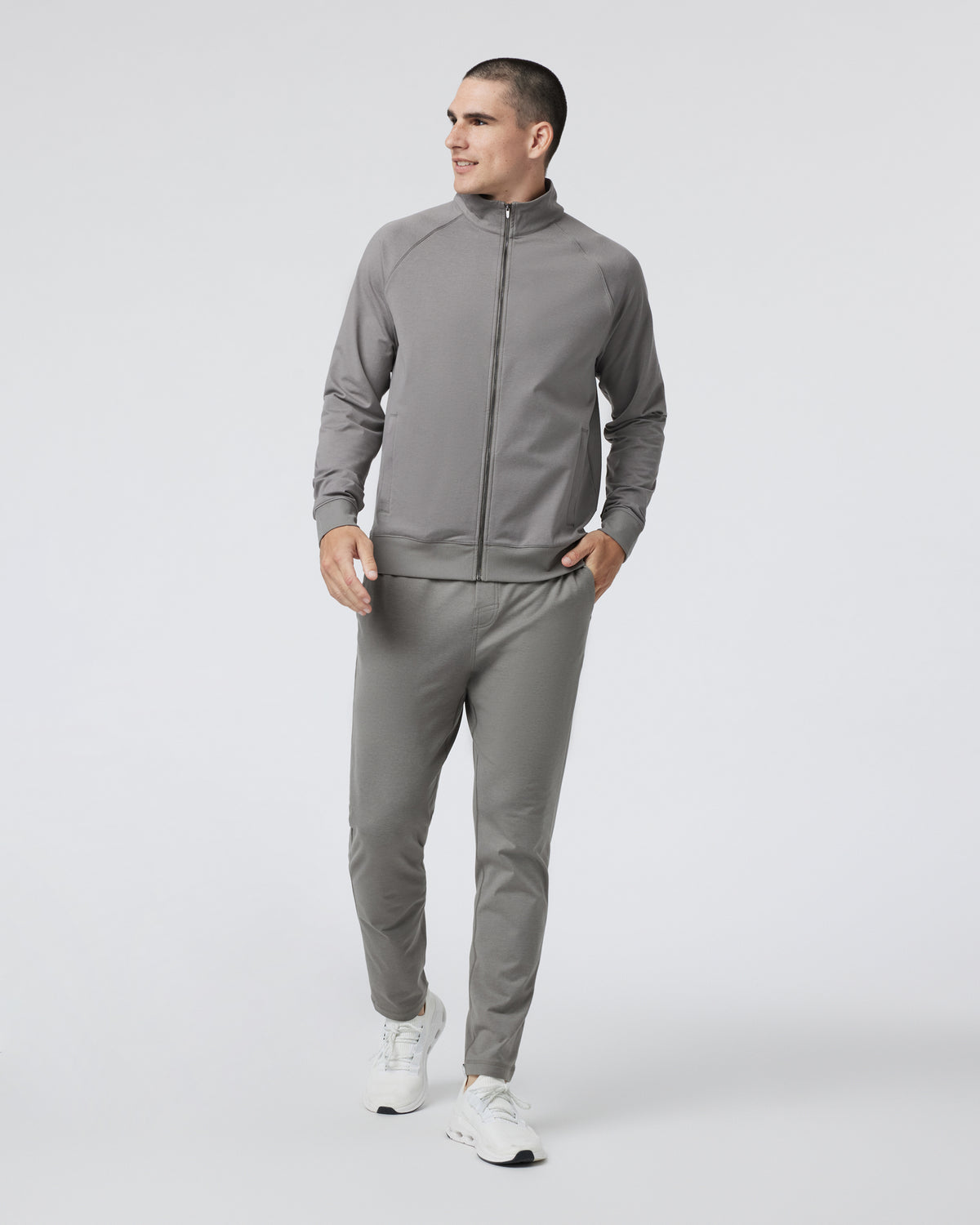 Coronado Novelty Full Zip Men's Dolomite Jacket | Vuori shop