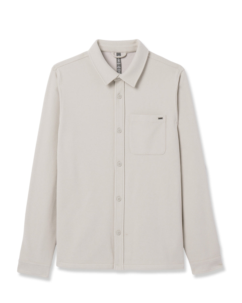 Beldon Shirt Jacket Knit Twill Oatmeal | Vuori sale