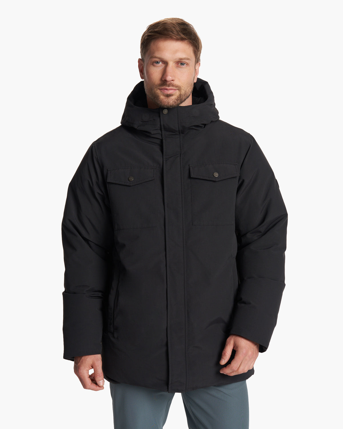 Northmost Insulated Parka Men's Black Down Parka | Vuori onsale