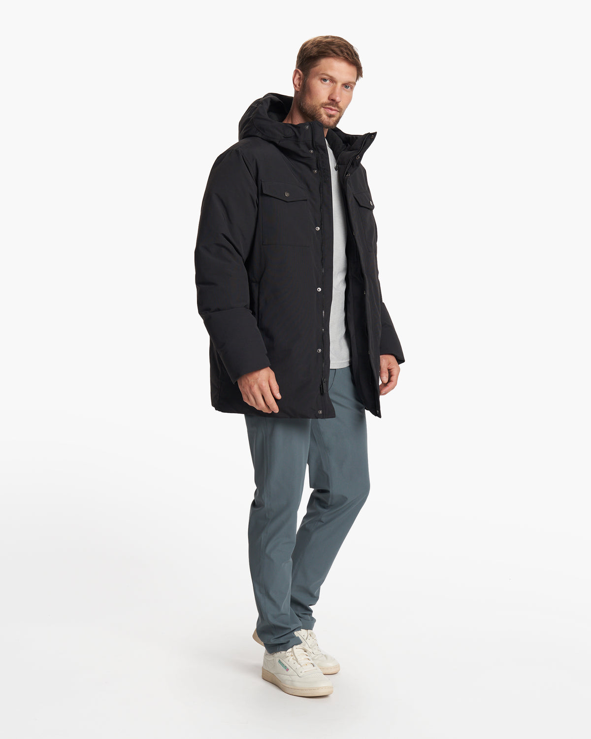 Northmost Insulated Parka Men's Black Down Parka | Vuori onsale