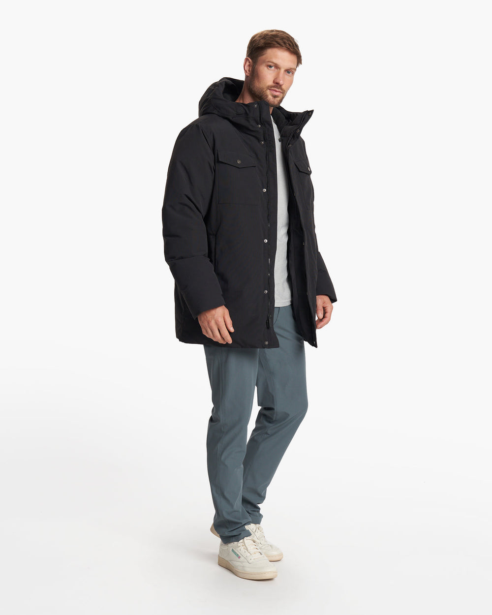 Northmost Insulated Parka Men's Black Down Parka | Vuori onsale