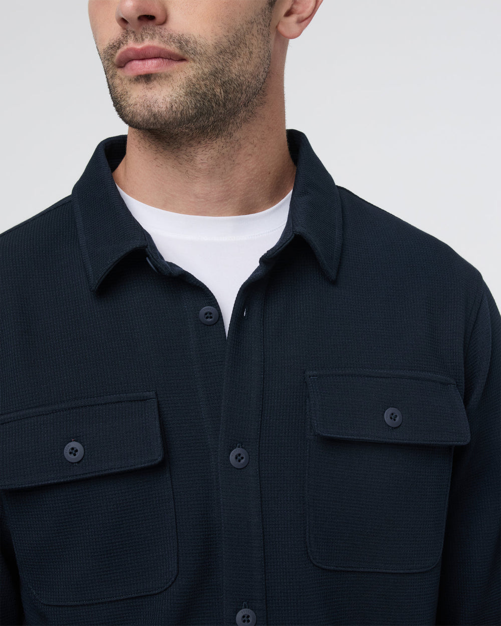 Waffle Shirt Jacket Ink | Vuori for sale