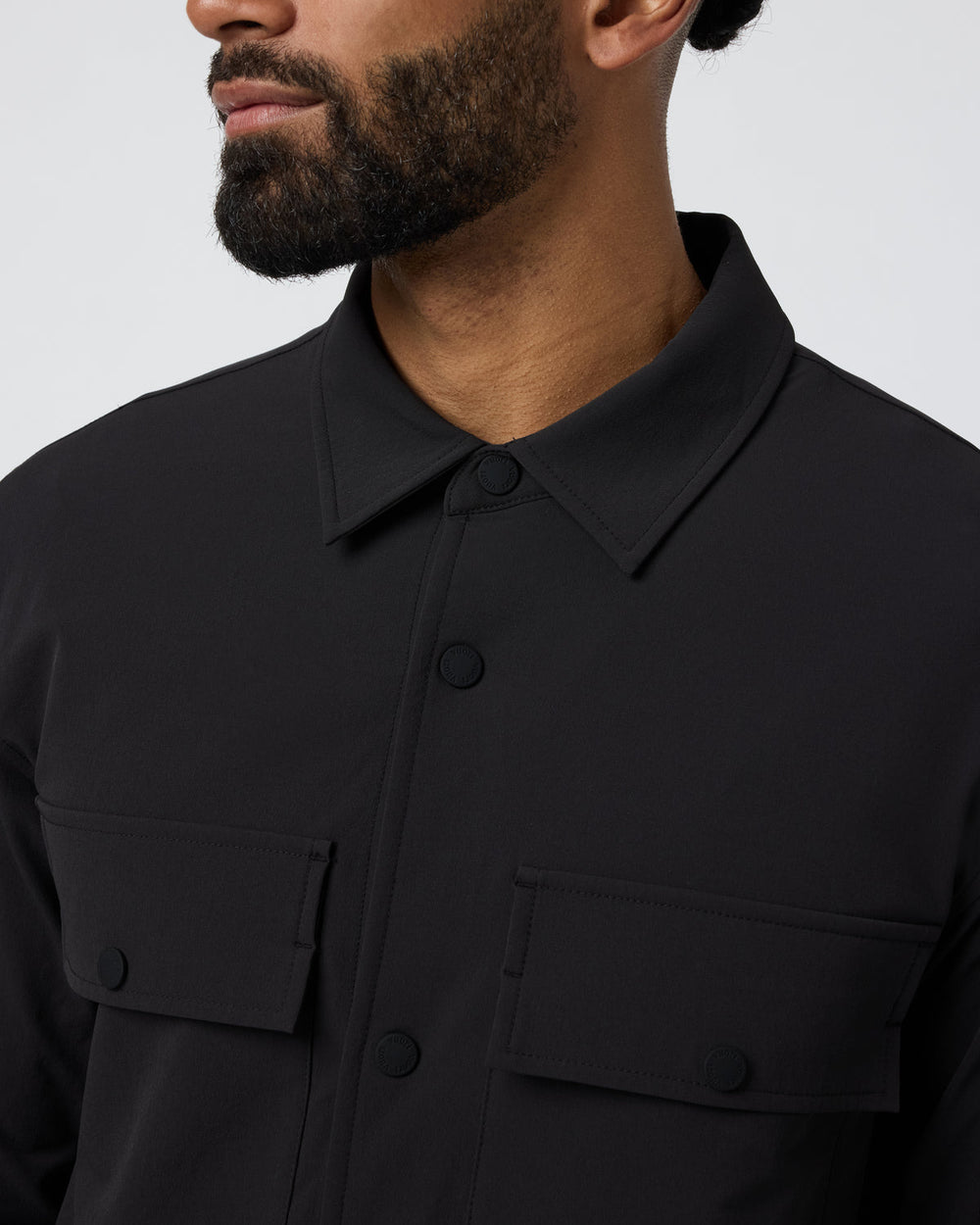 Lawson Tech Shirt Jacket Black | Vuori sale