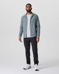 Venture Track Jacket Dusty Blue Linen Texture | Vuori discount