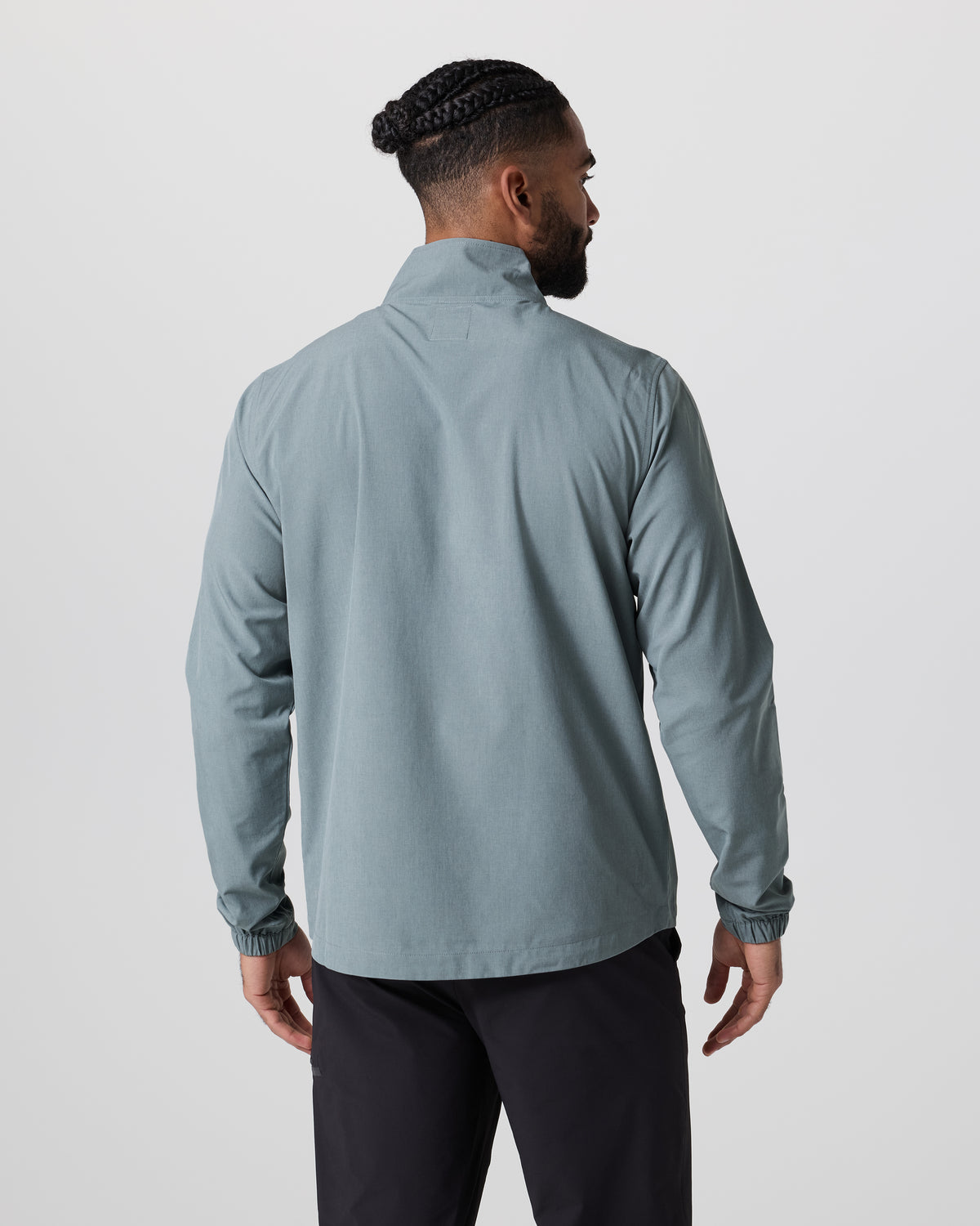 Venture Track Jacket Dusty Blue Linen Texture | Vuori discount