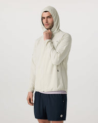 Outdoor Trainer Shell Men's Winter Grey Hooded Jacket | Vuori outlet