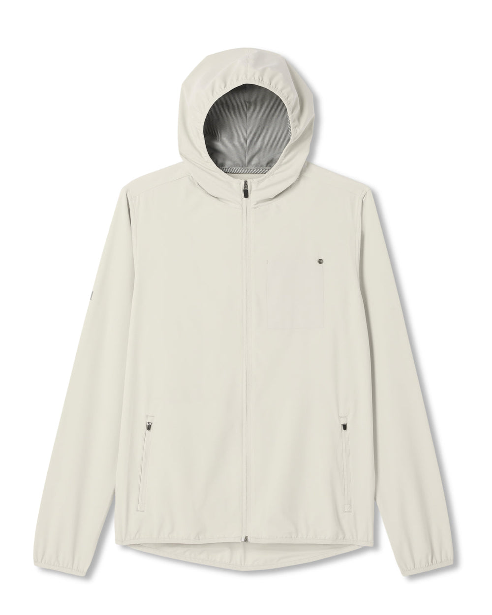 Outdoor Trainer Shell Men's Winter Grey Hooded Jacket | Vuori outlet