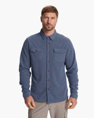Aspen Shirt Jacket Azure Heather | Vuori shop