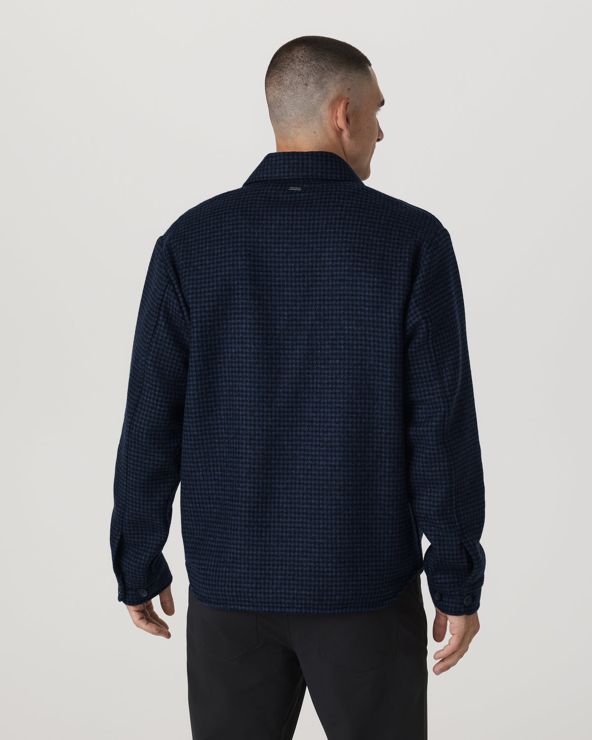 Ridge Natural Shirt Jacket Men's Navy Button-Up Jacket | Vuori sale