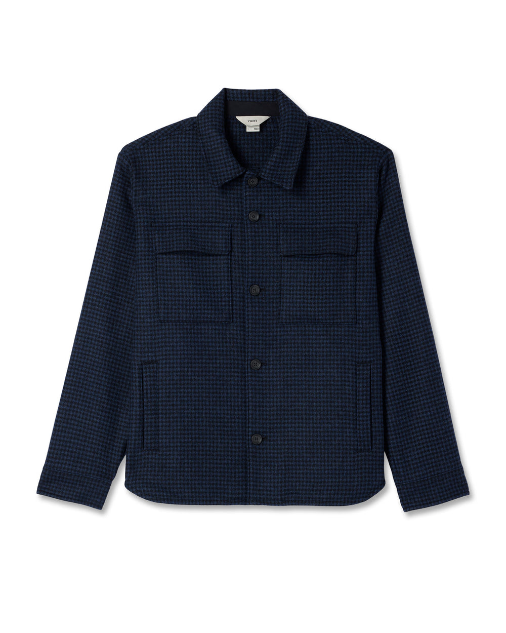 Ridge Natural Shirt Jacket Men's Navy Button-Up Jacket | Vuori sale