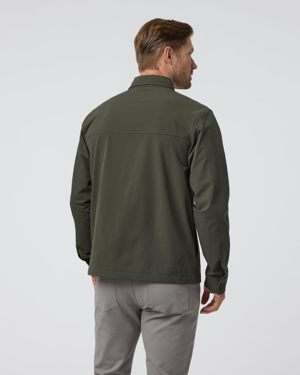 Lawson Tech Shirt Jacket Oregano | Vuori onsale
