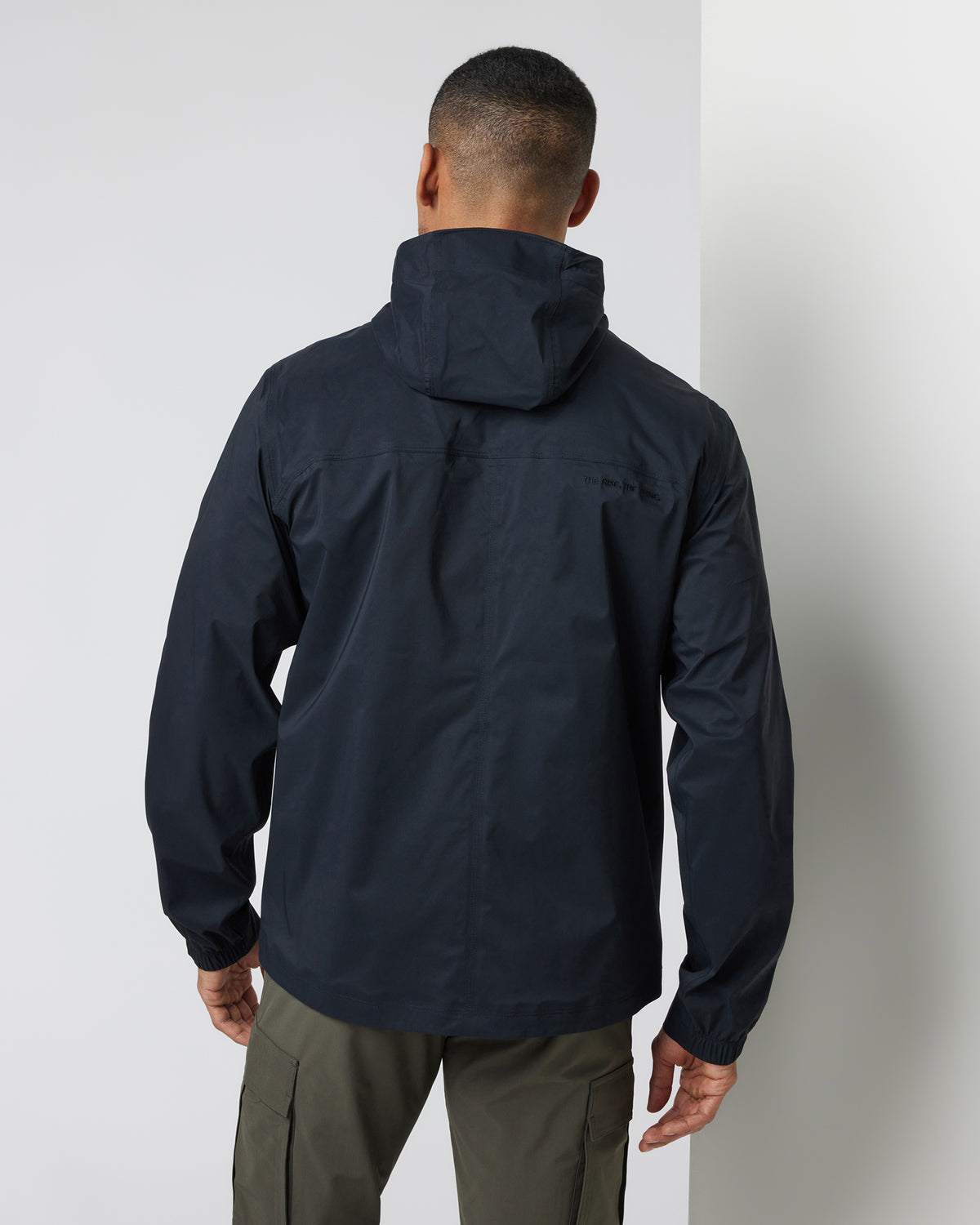 Rainstorm Packable Jacket Men's Black Rain Jacket | Vuori shop